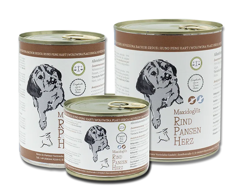 maxidogvit rind pansen herz