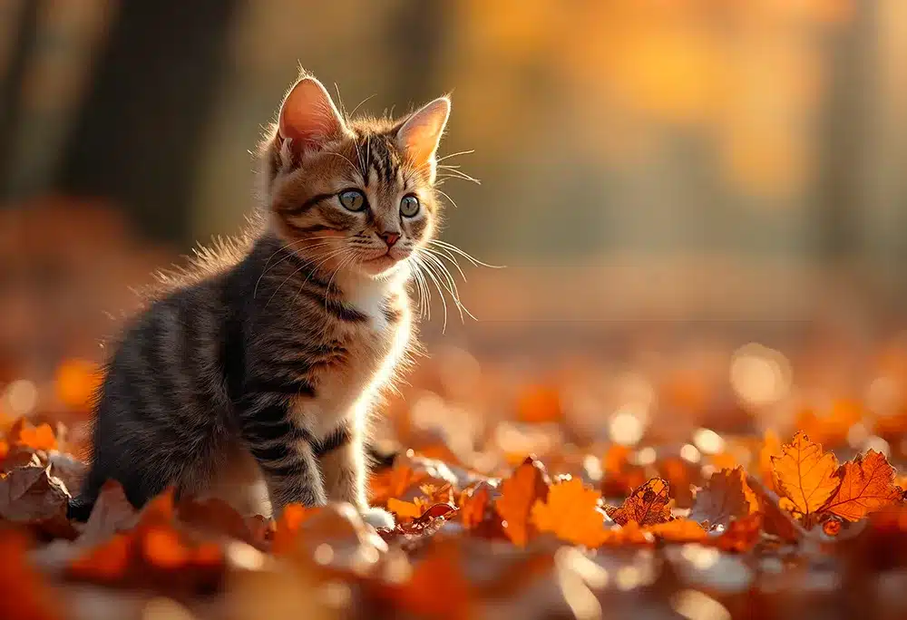 katze sicher herbstgefahren